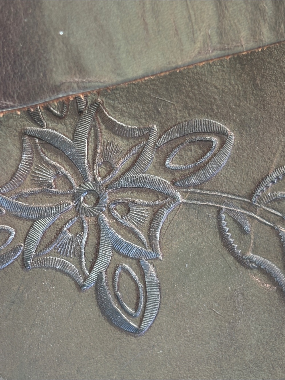 Vintage Tooled Leather Handmade Saddle Shoulder Bag Boho-Haruko - Picture 14 of 17